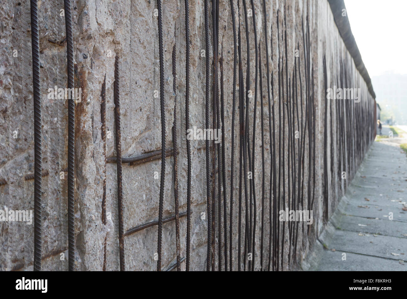 Reste du mur de Berlin Banque D'Images