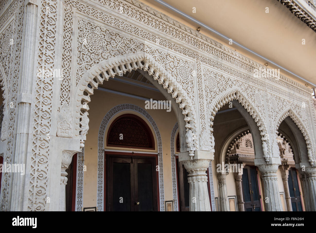 Architecture Moubarak Mahal Banque D'Images