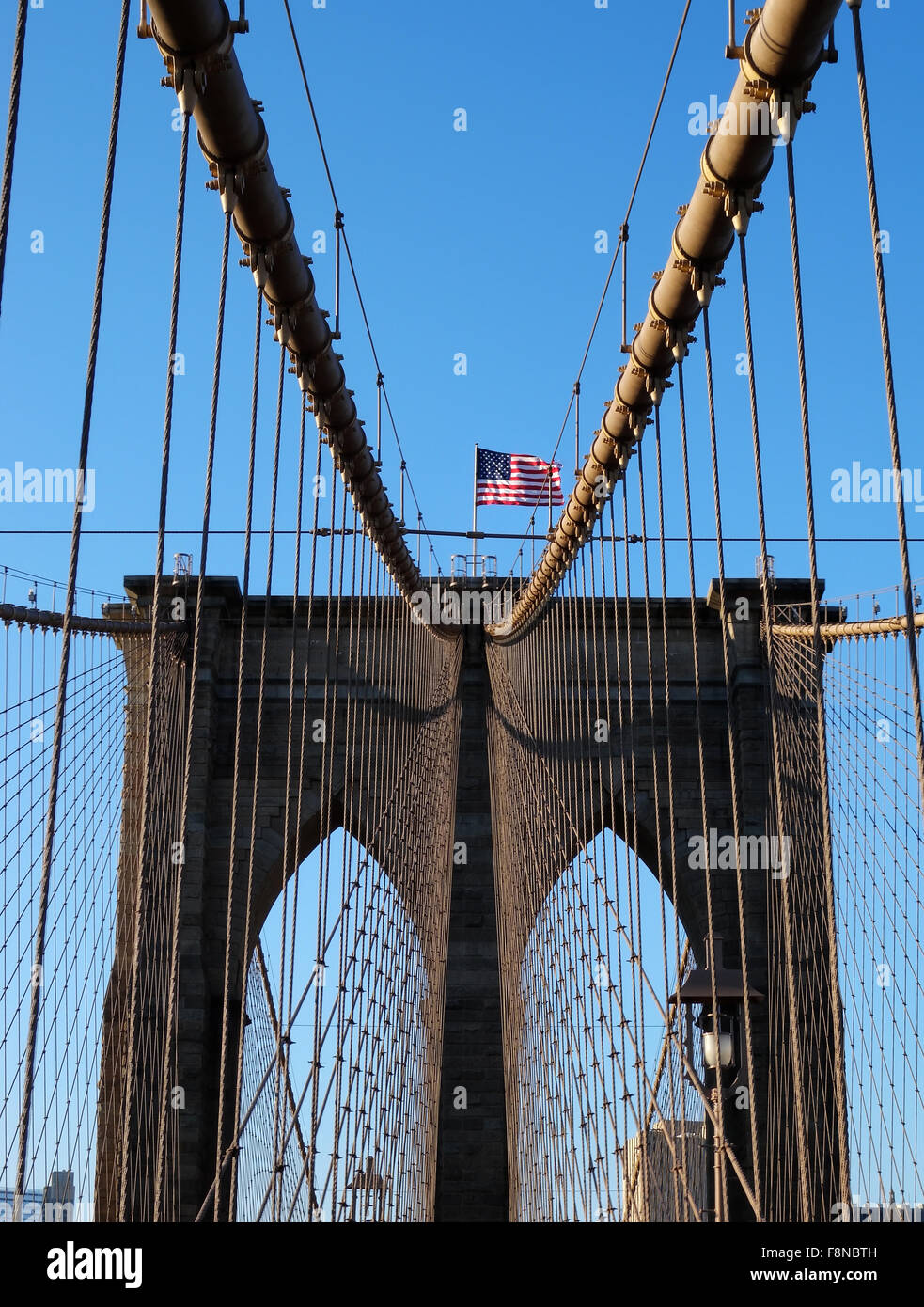 Pont de Brooklyn Banque D'Images