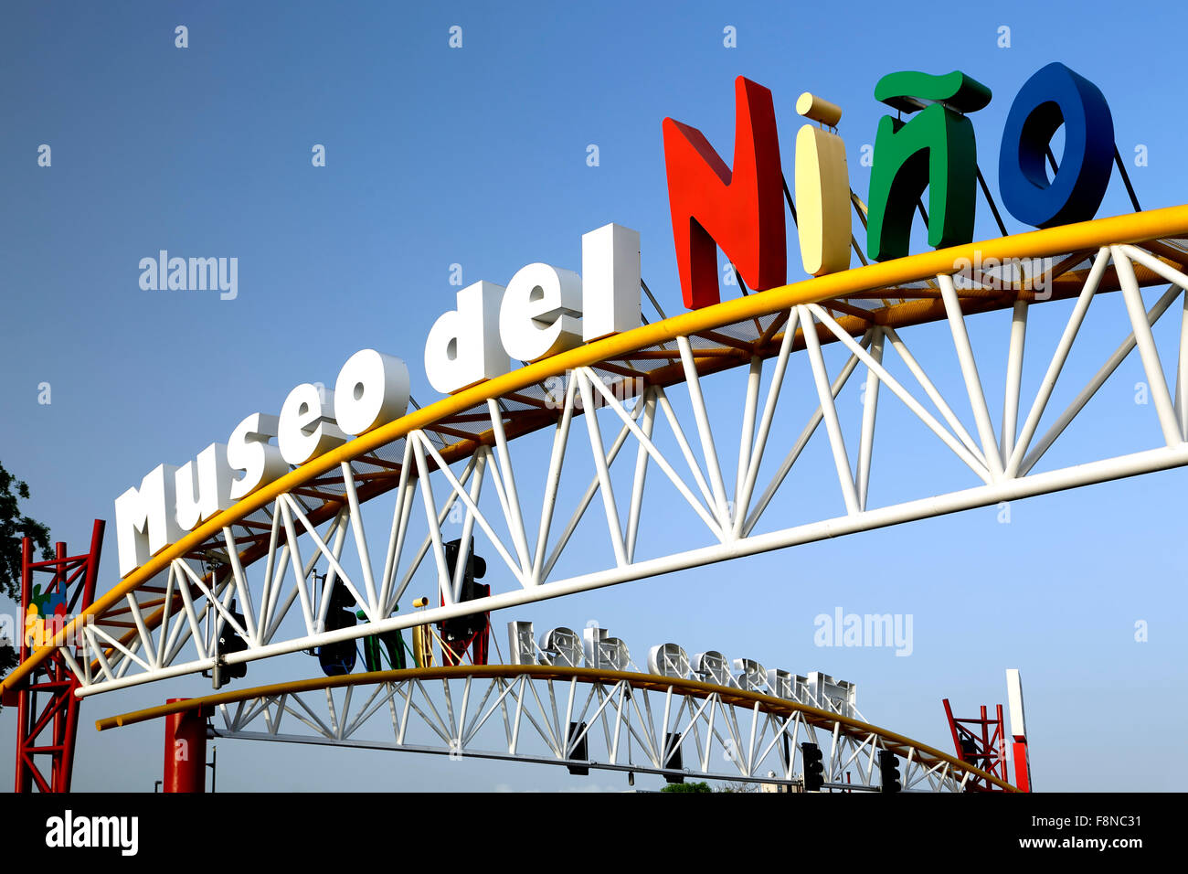 Signe, Museo del Niño (Children's Museum) Carolina, Puerto Rico Banque D'Images