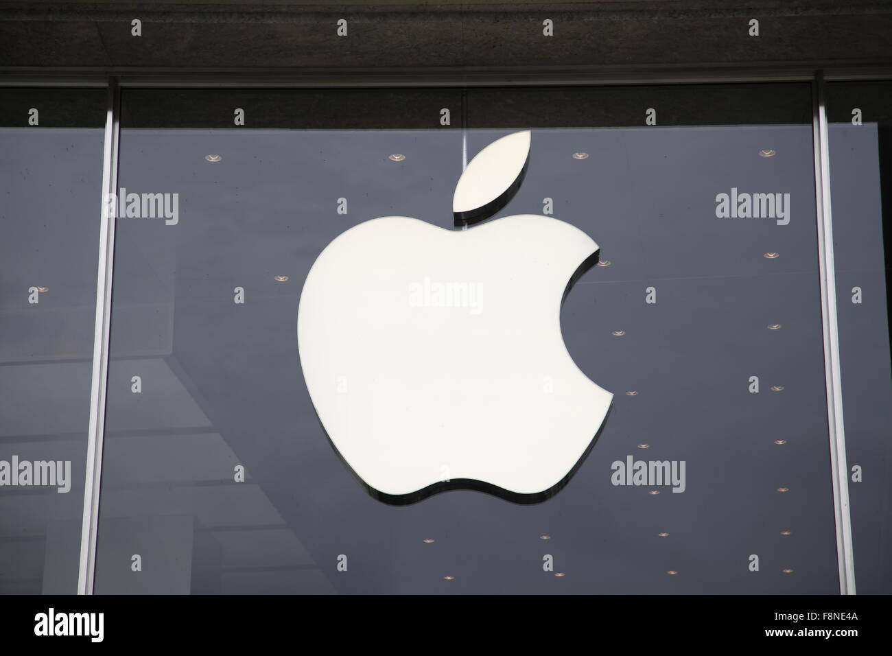 Apple store sur Banque D'Images