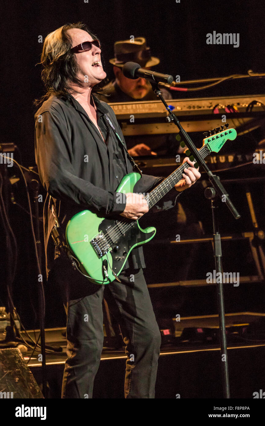 Detroit, Michigan, USA. 9Th Mar, 2015. TODD RUNDGREN effectuant sur sa tournée d'hiver 2015-2016 au Fillmore à Detroit, MI le 9 décembre, 2015 © Marc Nader/ZUMA/Alamy Fil Live News Banque D'Images