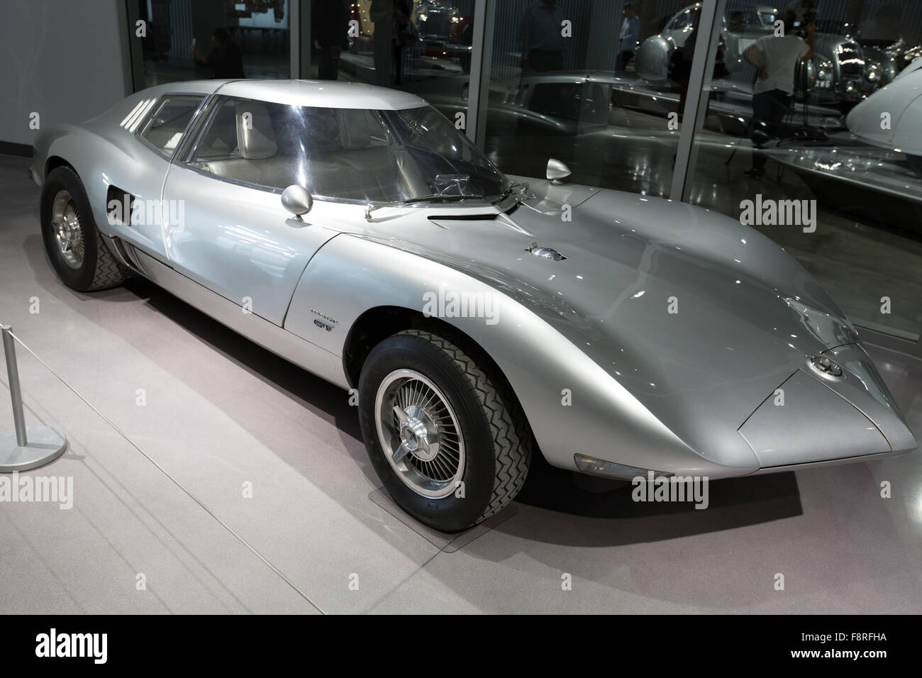 1962 Chevrolet Corvair Monza GT Concept conçu par Larry Shinoda et Tony Lapine sur l'affichage dans le Petersen Automotive Museum i Banque D'Images