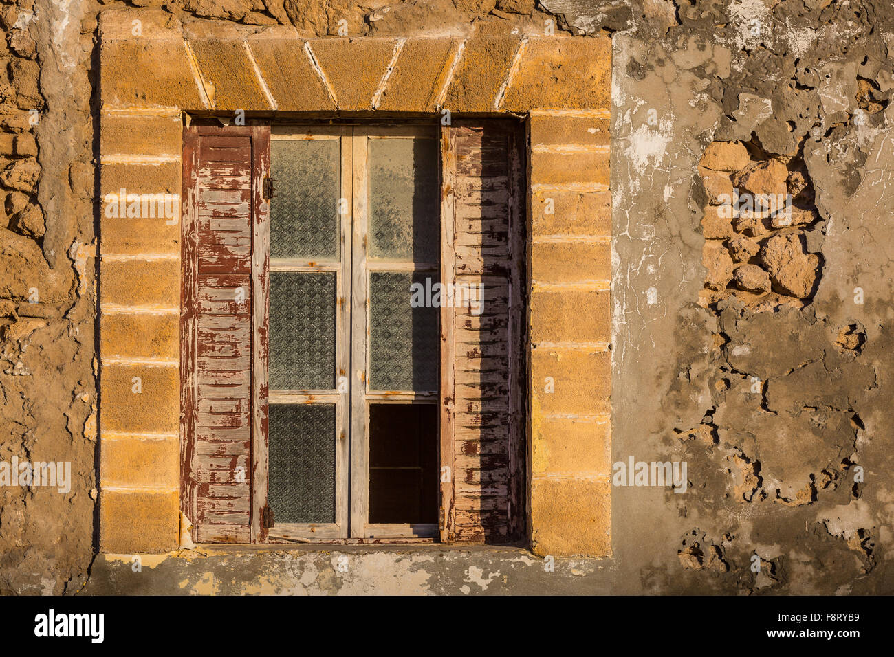 Détail de la chambre en médina d'Essaouira, Maroc. Banque D'Images