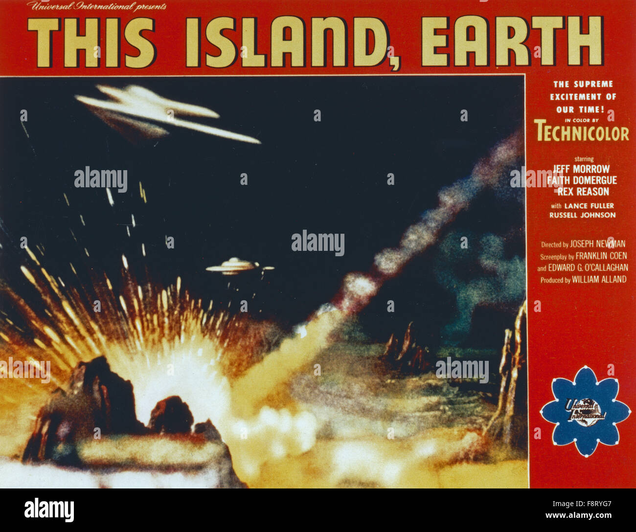 Cette île, la terre aka : Metaluna IV antwortet nicht, USA 1955, Regie : Joseph M. Newman, Jack Arnold, Aushangfoto Banque D'Images