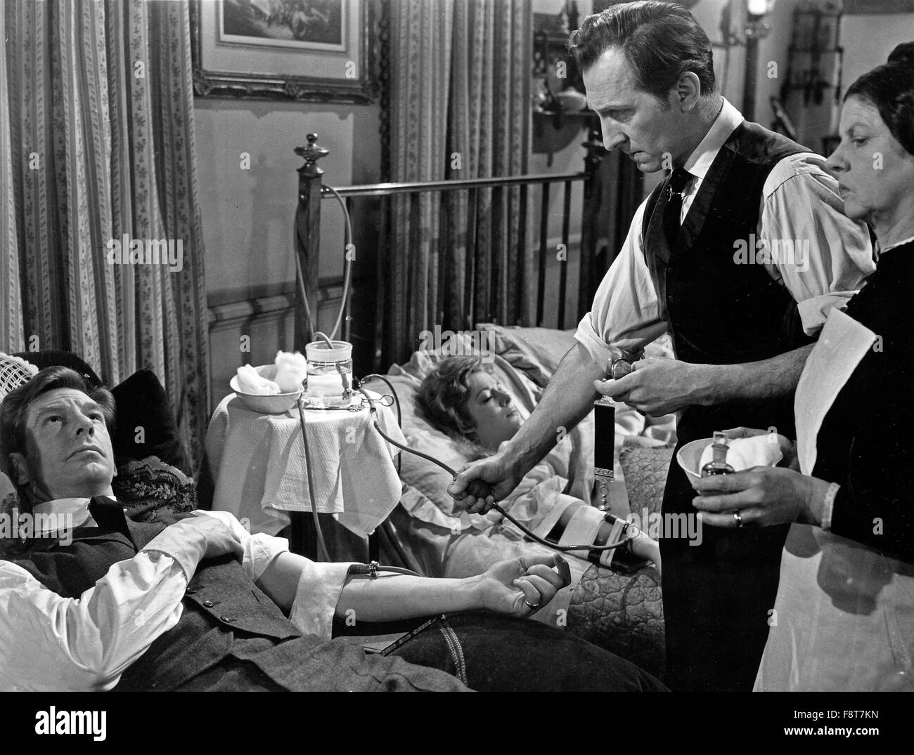 Horror of Dracula, alias : Dracula, Großbritannien 1958, Regie : Terence Fisher, acteurs : Michael Toux, Melissa Stribling, Peter Cushing Banque D'Images