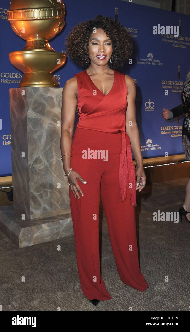 Los Angeles, CA. Dec 10, 2015. Angela Bassett à la conférence de presse pour la 73e assemblée annuelle Golden Globe Awards annonce, le Beverly Hilton Hotel, Los Angeles, CA, 10 décembre 2015. © Dee Cercone/Everett Collection/Alamy Live News Banque D'Images