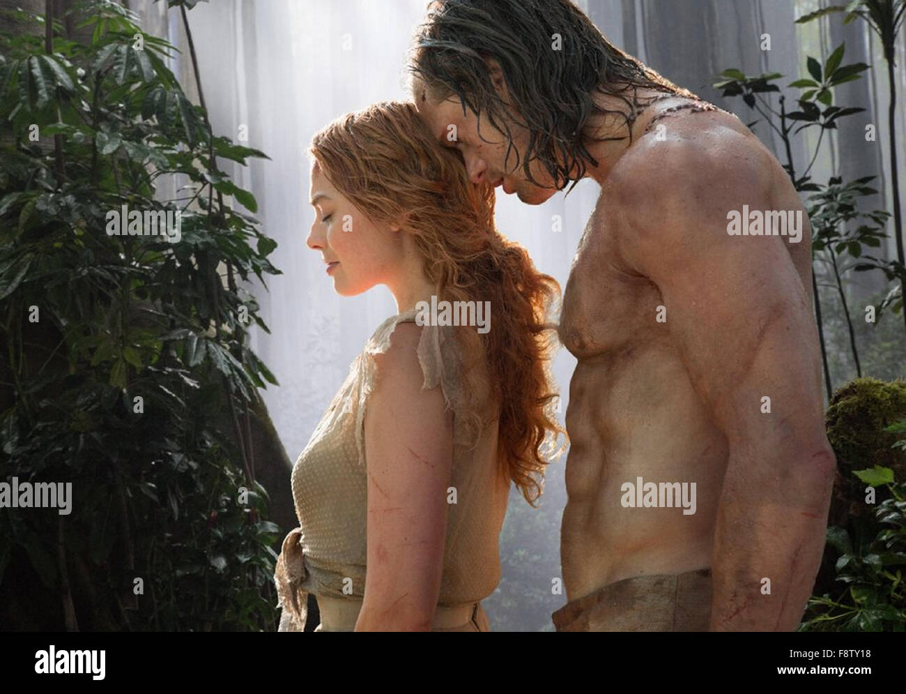 La légende de Tarzan 2016 Warner Bros film avec Margot Robbie et Alexander Skarsgard Banque D'Images