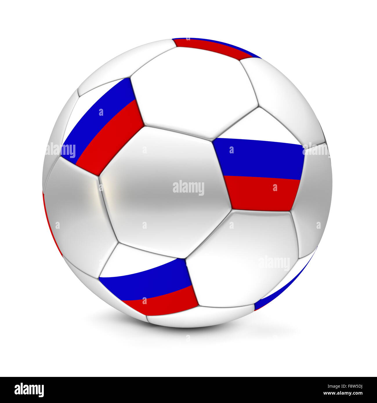 Ballon de soccer/football Fédération de Russie Banque D'Images