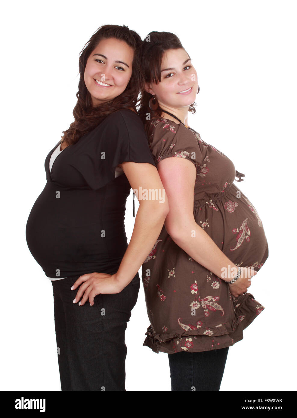 Deux femmes enceintes Banque D'Images