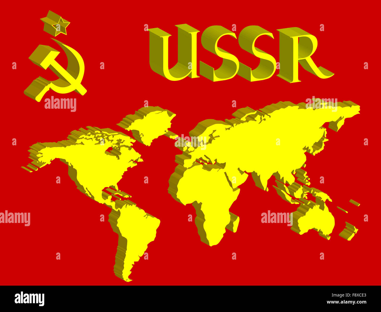 Mapa De La Urss Banque De Photographies Et Dimages Haute Rsolution