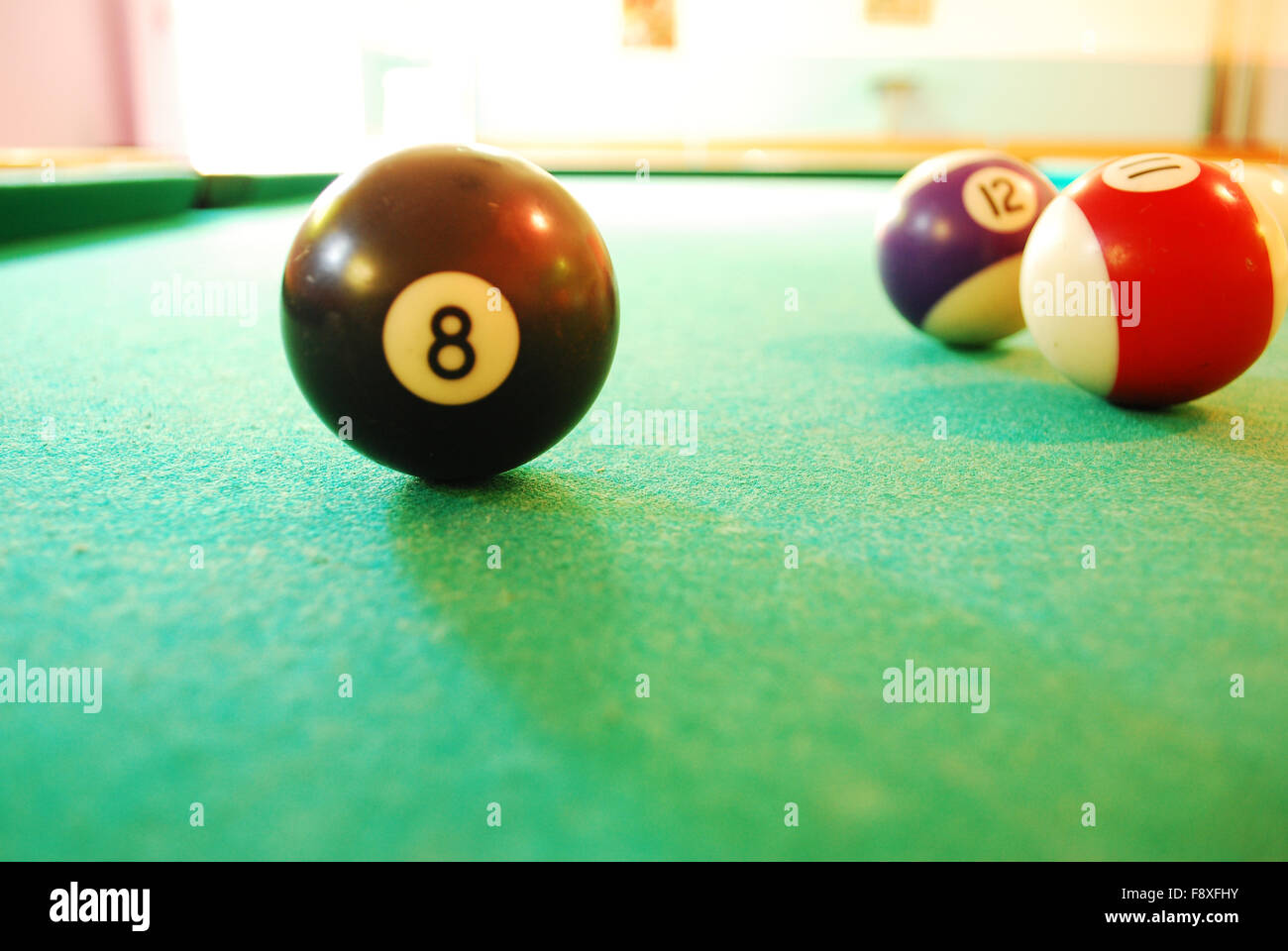 boule de billard Banque D'Images
