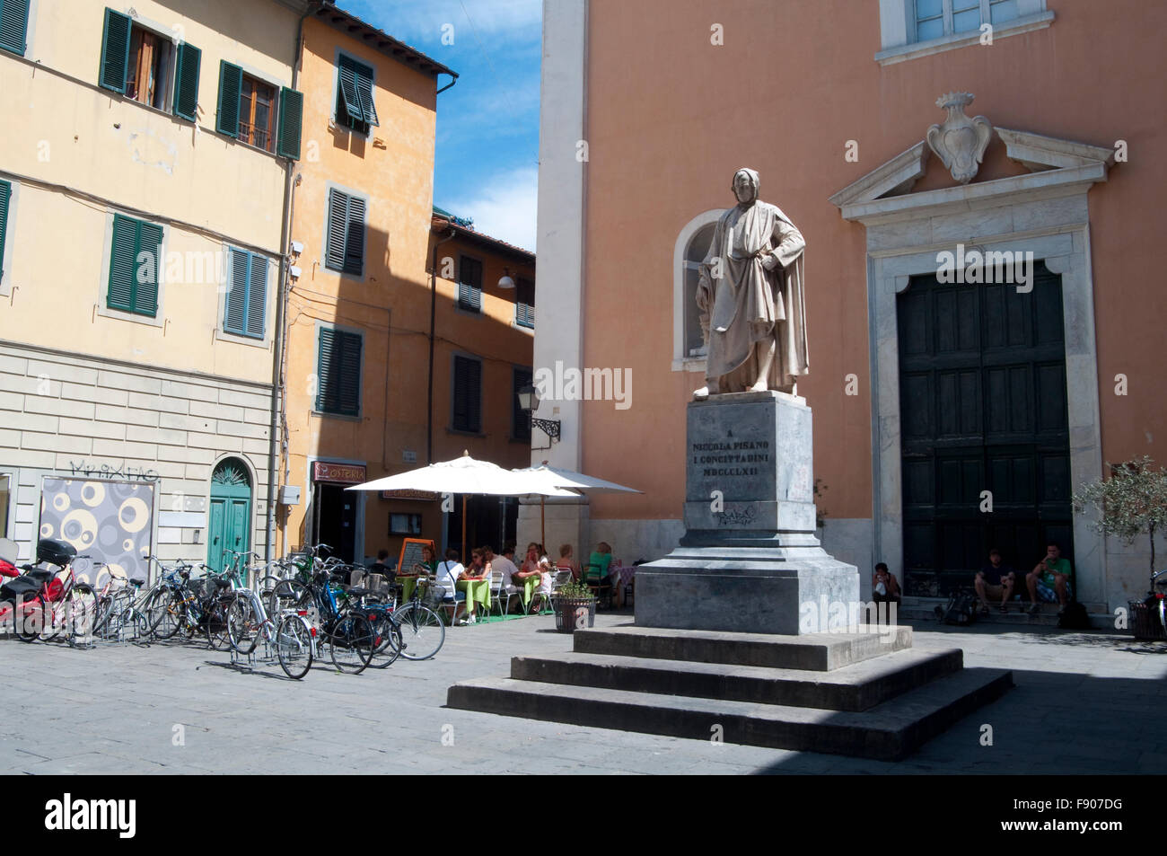 Italie, Toscane, Pise, Nicola Pisano Monument Banque D'Images