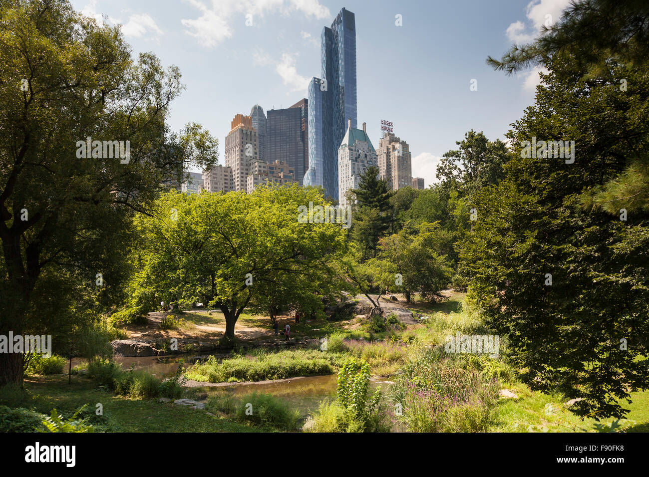 Central Park, Middle-Upper Manhattan, New York City Banque D'Images