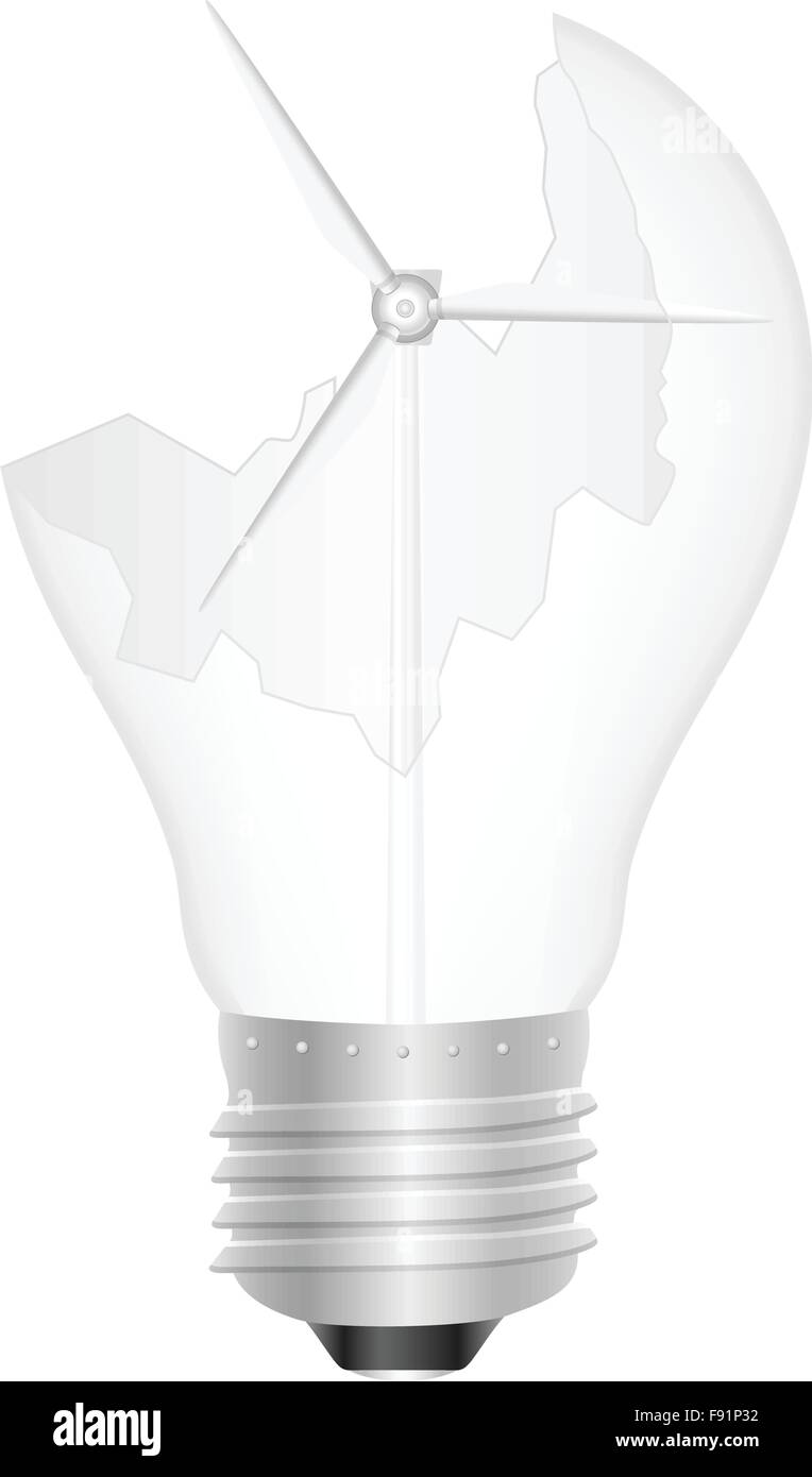 Ampoule cassée Banque d'images vectorielles - Alamy