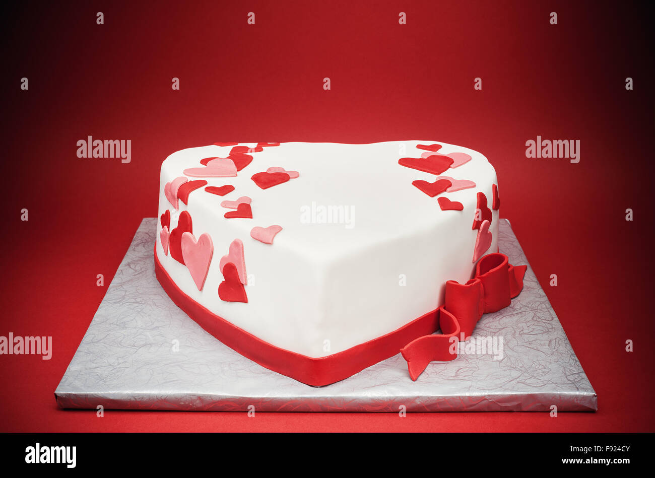 Details D Un Gateau En Forme De Coeur Photo Stock Alamy