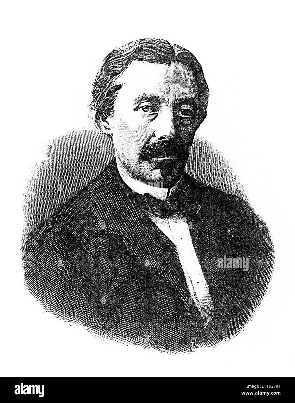 Léon Foucault (1819-1868) Physicien français vers 1865 Banque D'Images