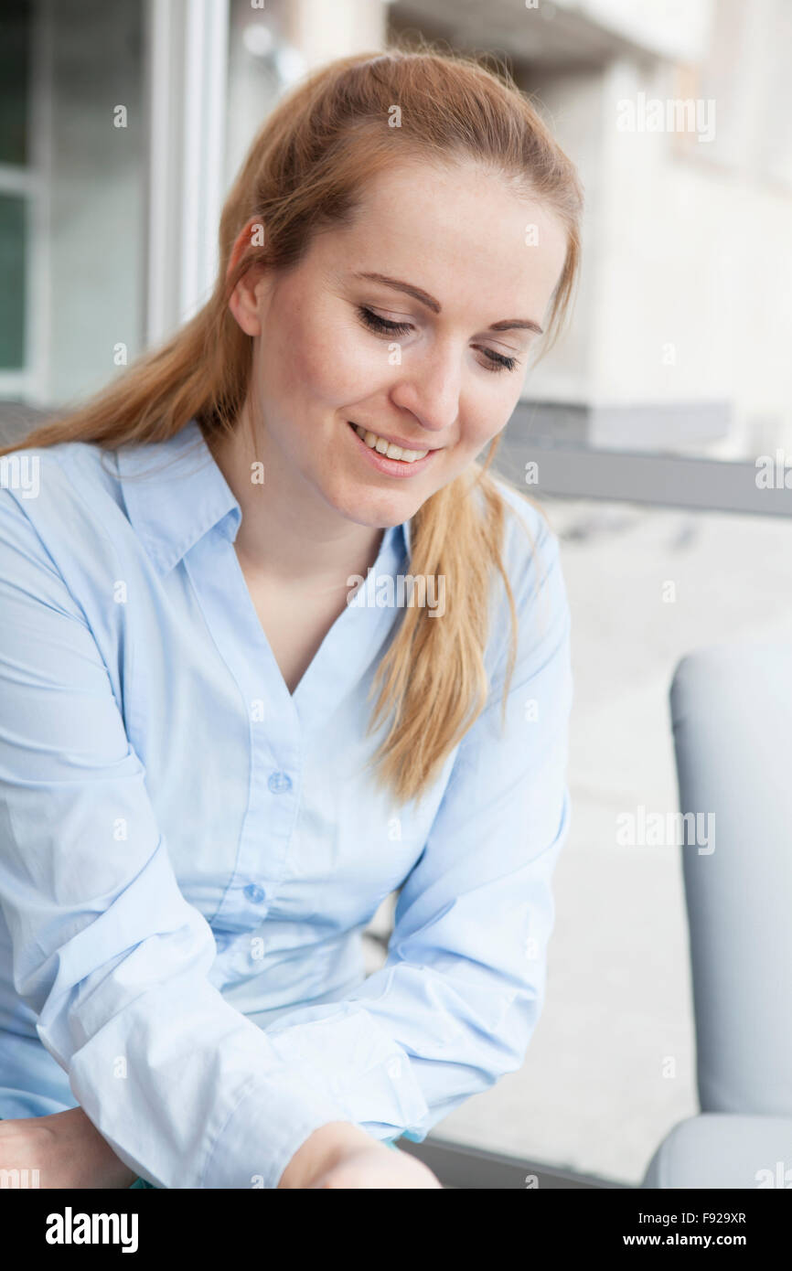 Portrait of a young woman Banque D'Images