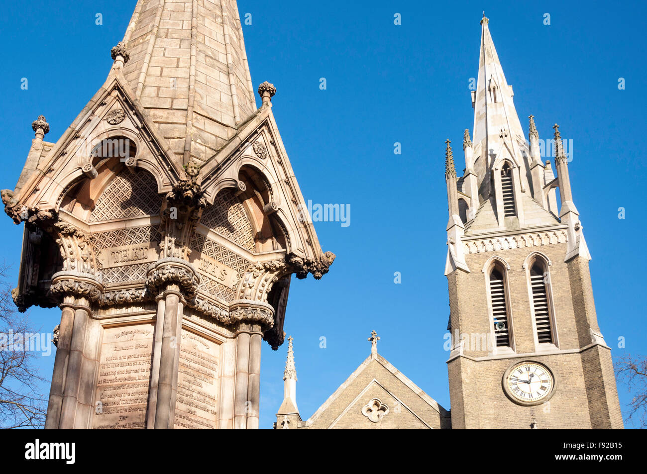 L'église Saint John's, Broadway, Stratford, Newham Borough, Greater London, Angleterre, Royaume-Uni Banque D'Images