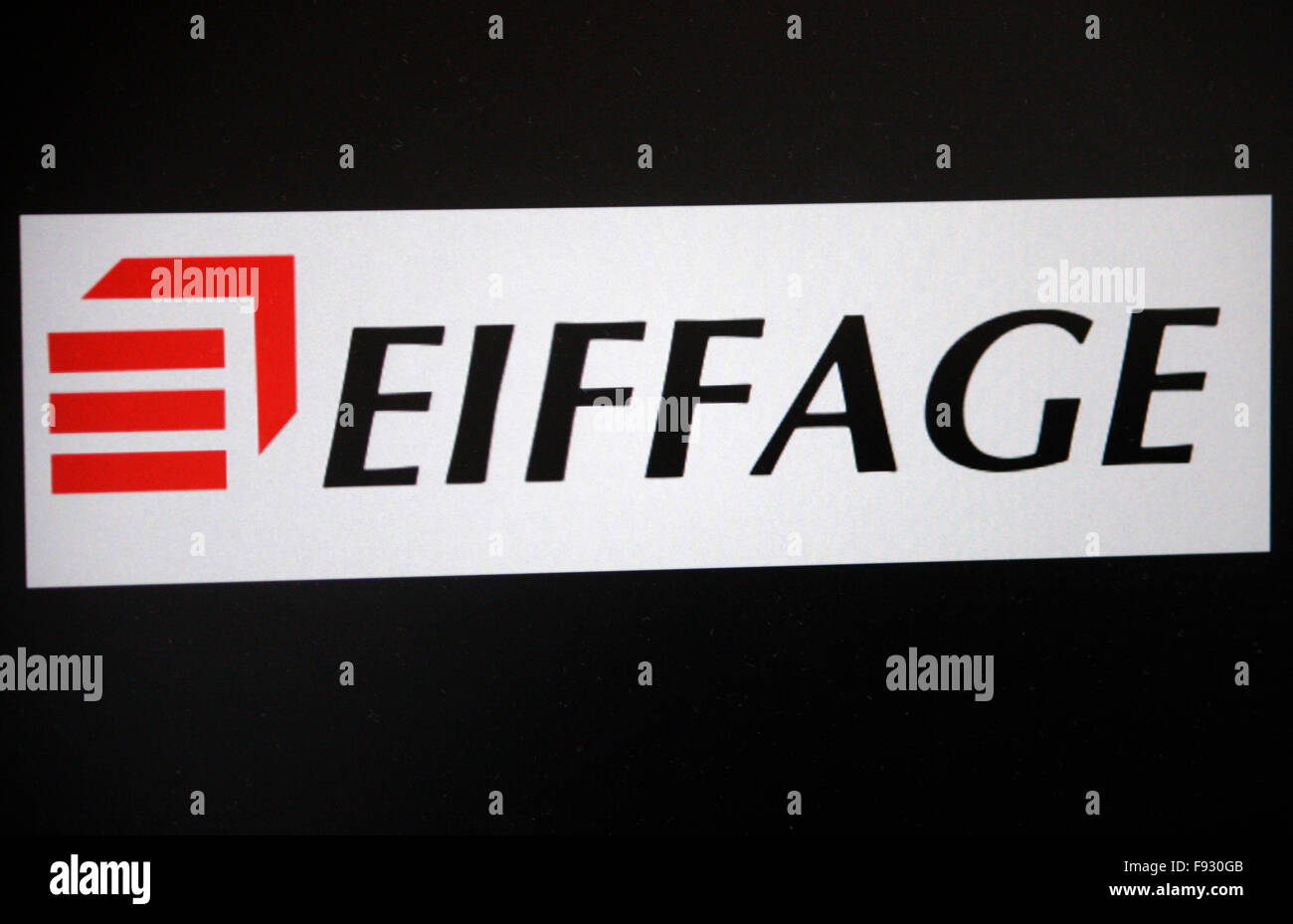 Markenname : 'Eiffage", Berlin. Banque D'Images