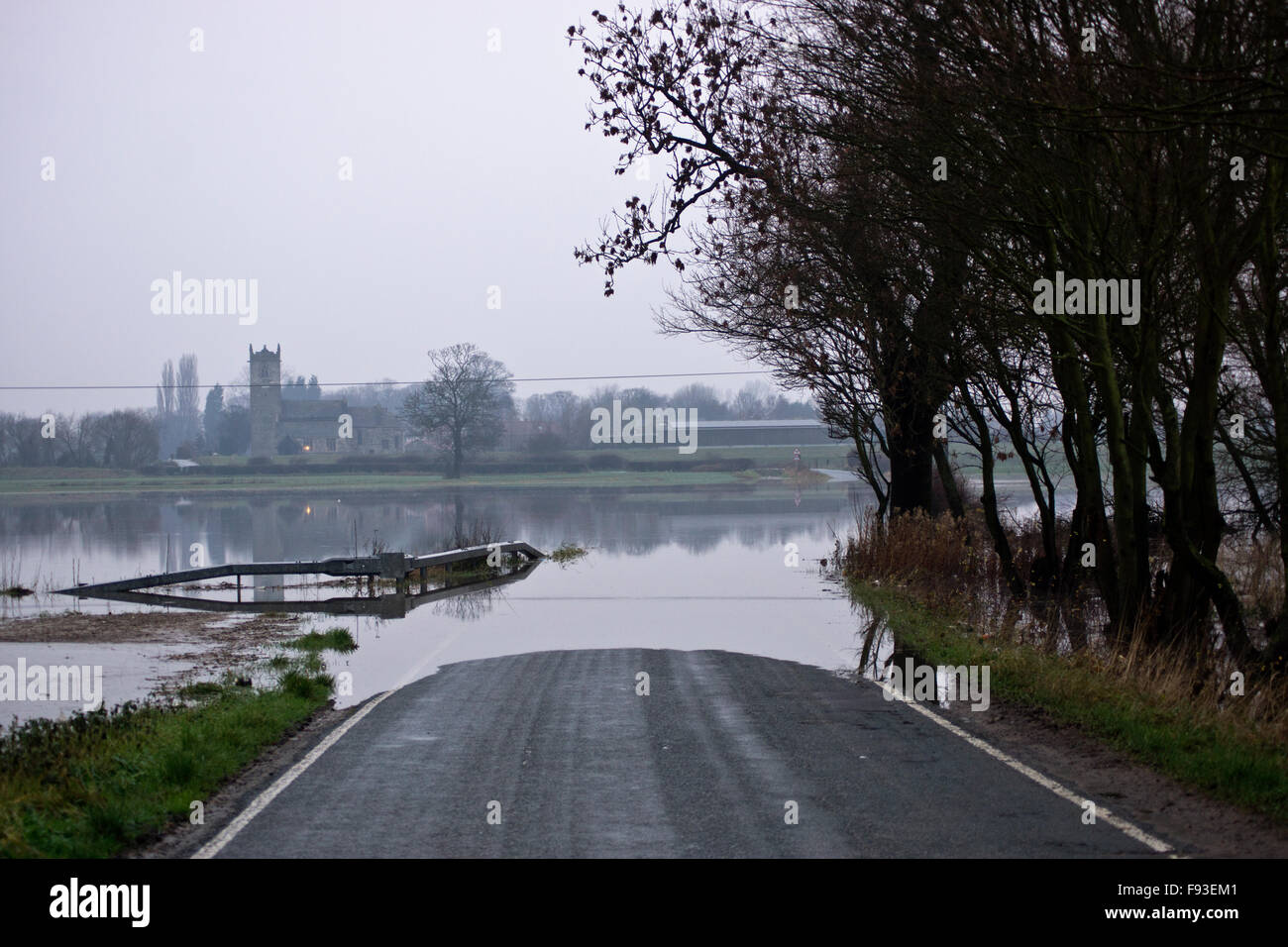 North Yorkshire, UK. 13 Décembre, 2015. Météo France, les inondations dans le Nord du Yorkshire 13/12/2015 Crédit : chris mcloughlin/Alamy Live News Banque D'Images
