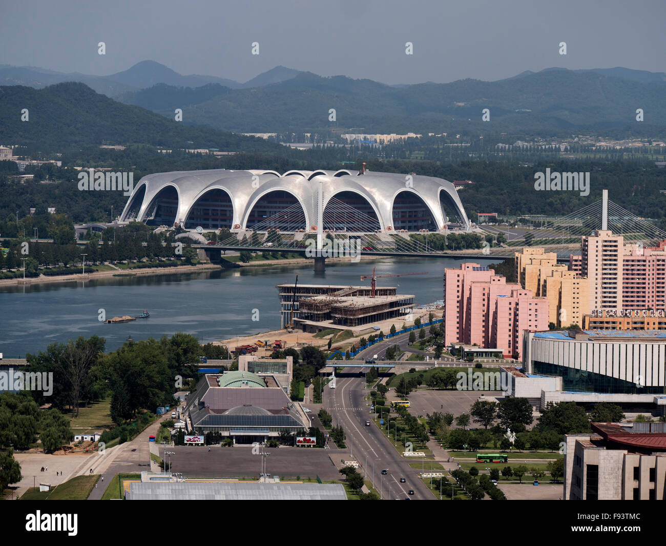 1.Mai Stadium, Pyongyang, Corée du Nord, d'Asie Banque D'Images