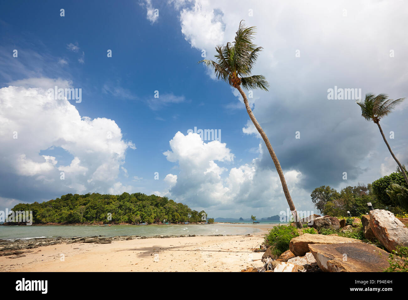 Klong Muang Beach, province de Krabi, Thaïlande. Banque D'Images