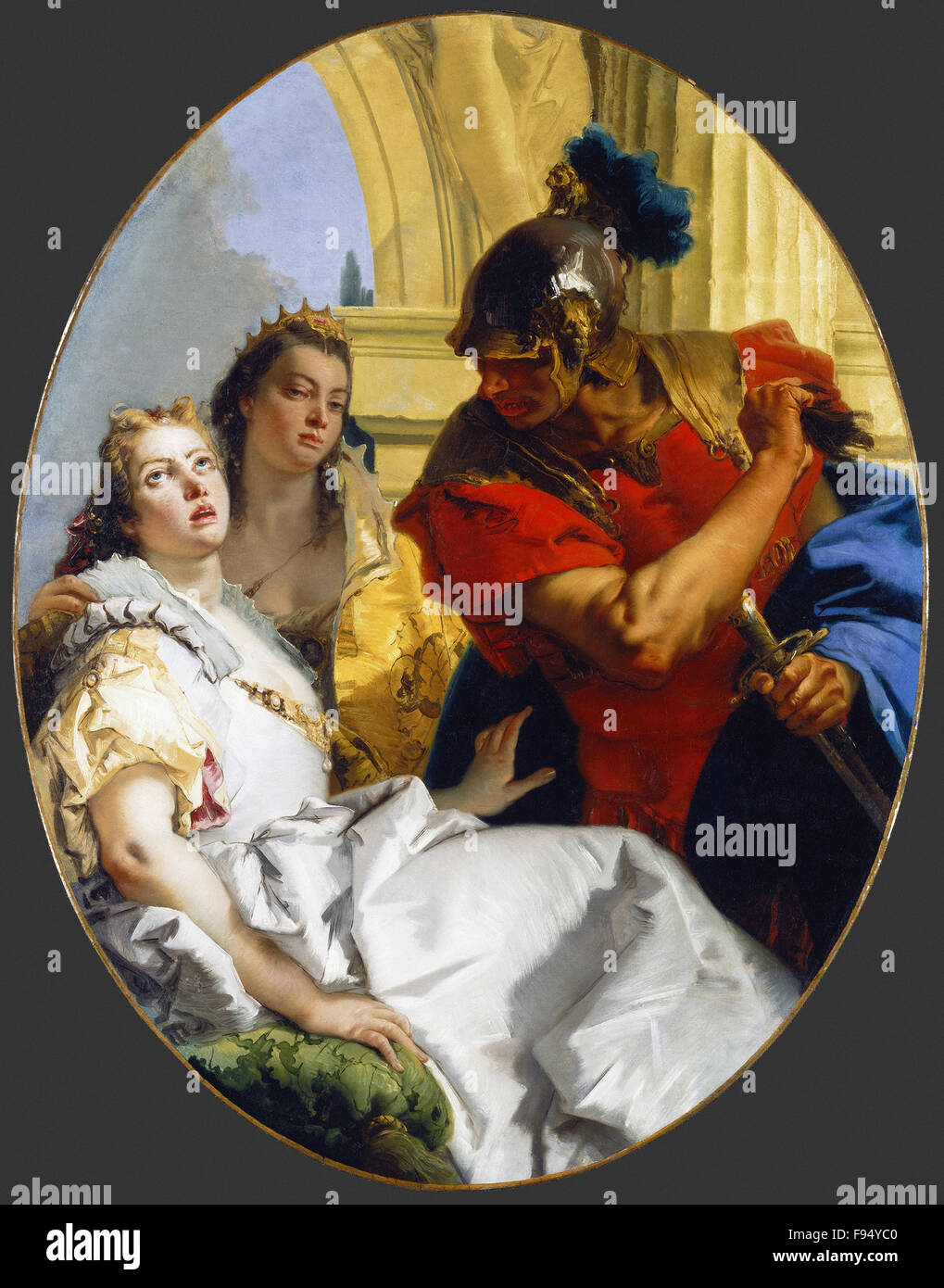 Giovanni Battista Tiepolo - Scène d'histoire ancienne Banque D'Images