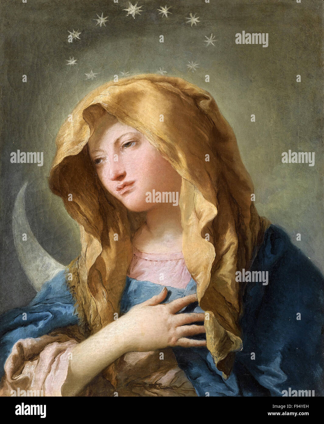 Giovanni Battista Tiepolo - La Vierge Immaculée Banque D'Images