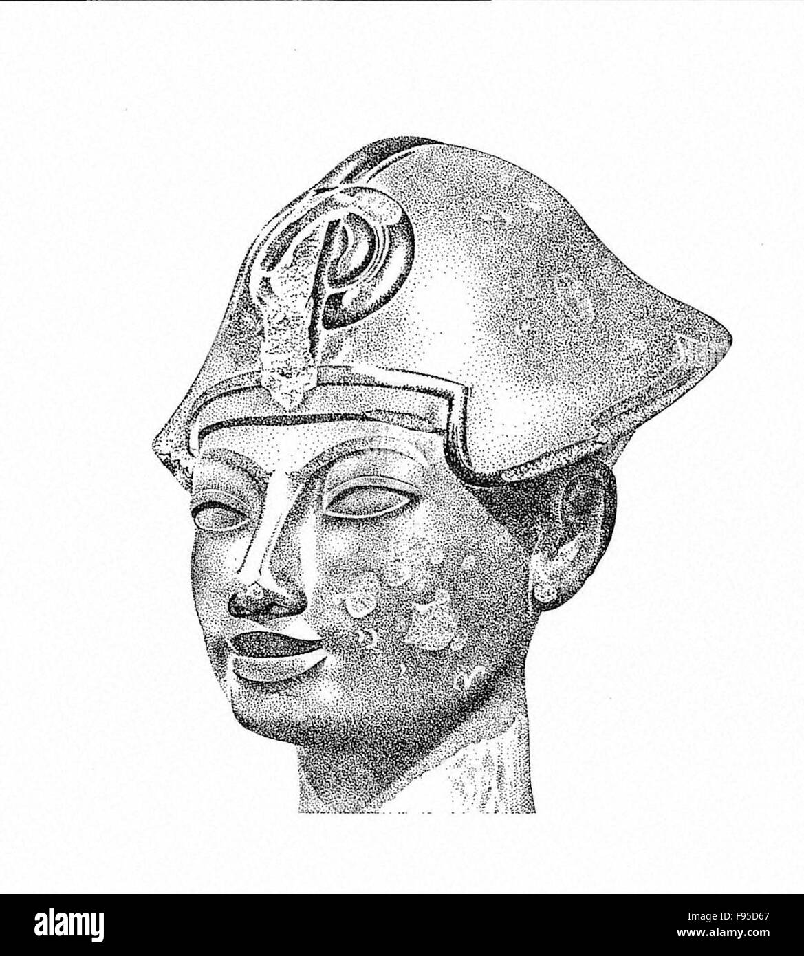 Les maladifs pharaon Aménophis III. Banque D'Images