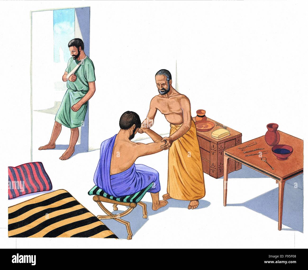 Médecin du travail. Banque D'Images