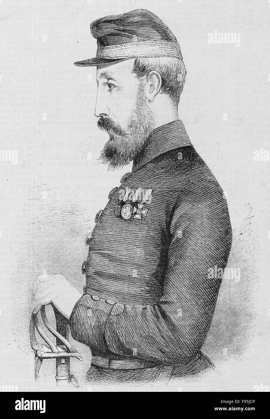 Straubenzee général, commandant des forces britanniques en Chine. Banque D'Images