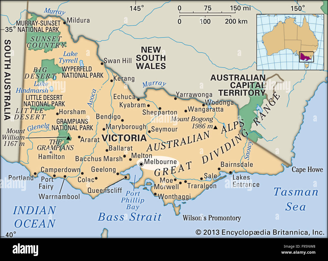 Melbourne, Victoria, Australie Banque D'Images