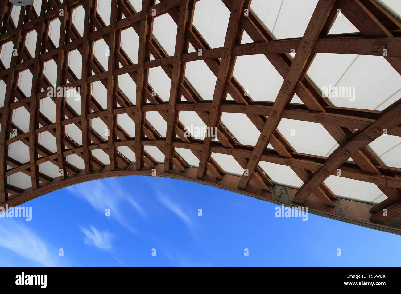 France, Lorraine, Metz, Centre Pompidou-Metz, Banque D'Images