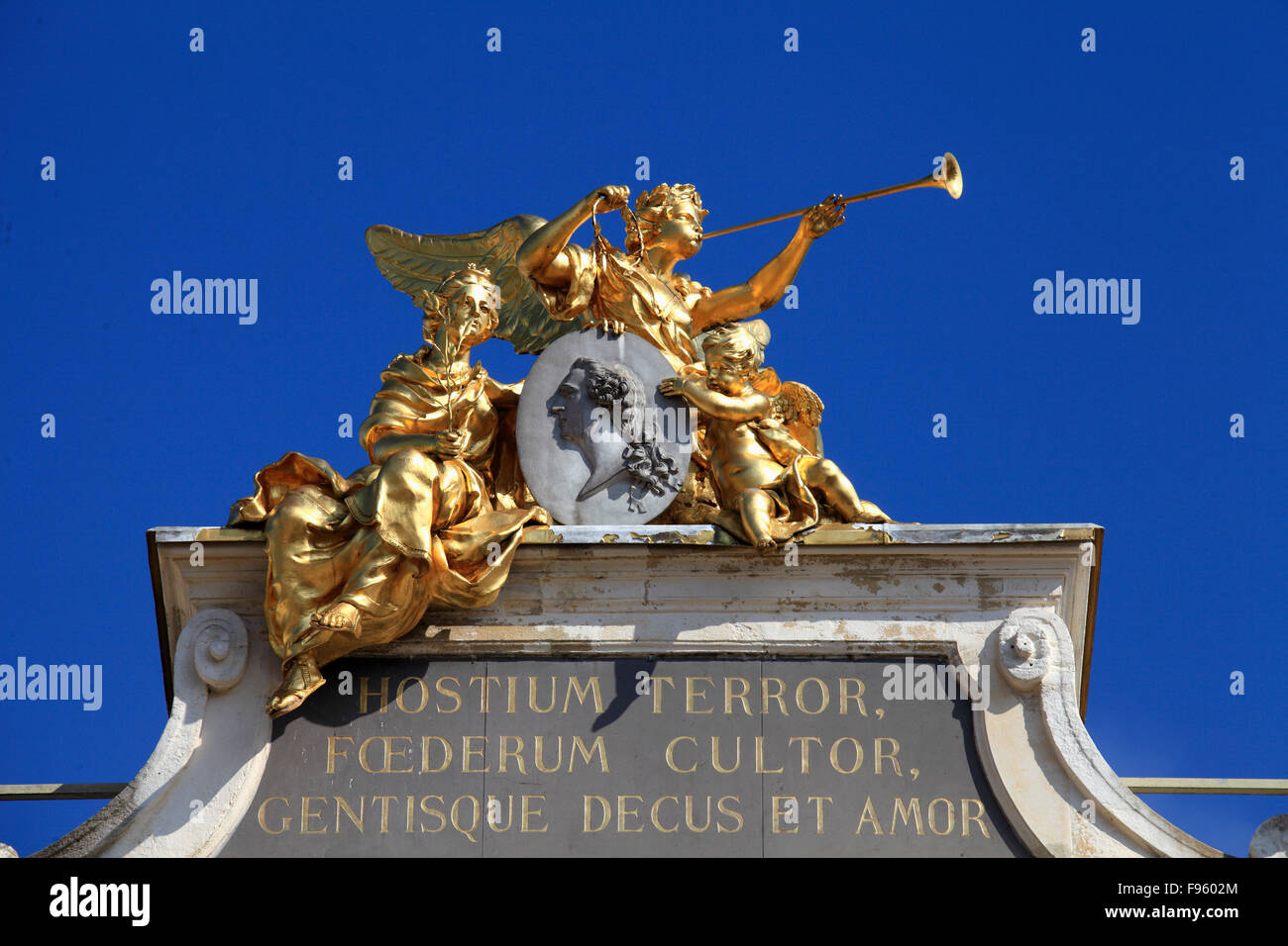 France, Lorraine, Nancy, Arc de Triomphe, Banque D'Images