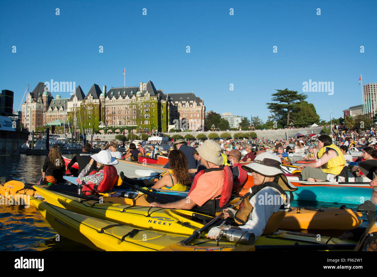 Victoria Symphony Splash Event, Inner Harbour, Victoria, Colombie-Britannique, Canada Banque D'Images