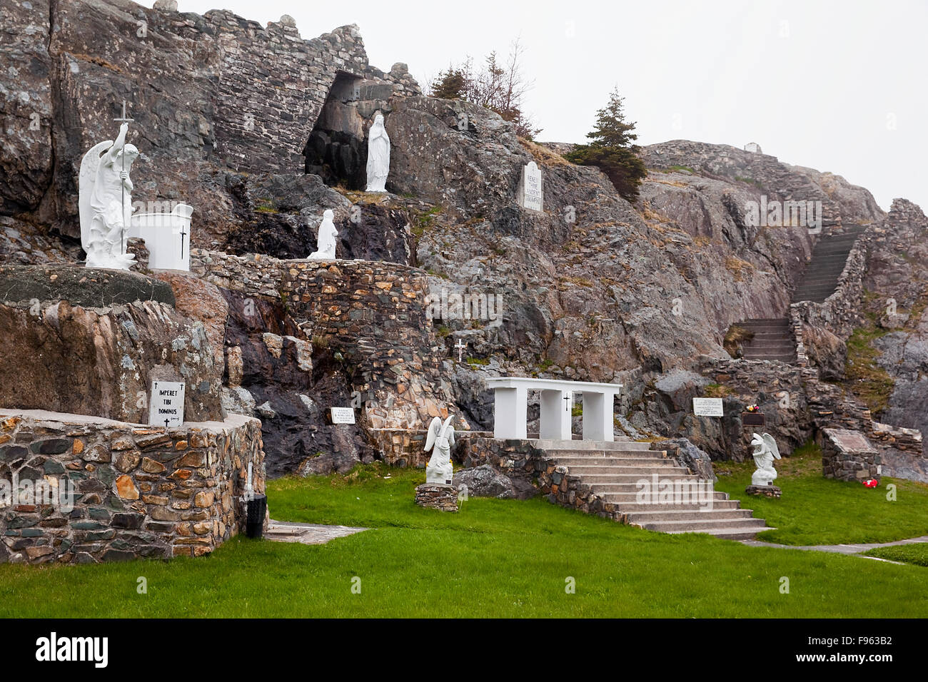 Grotte notre dame de lourdes canada Banque de photographies et d’images