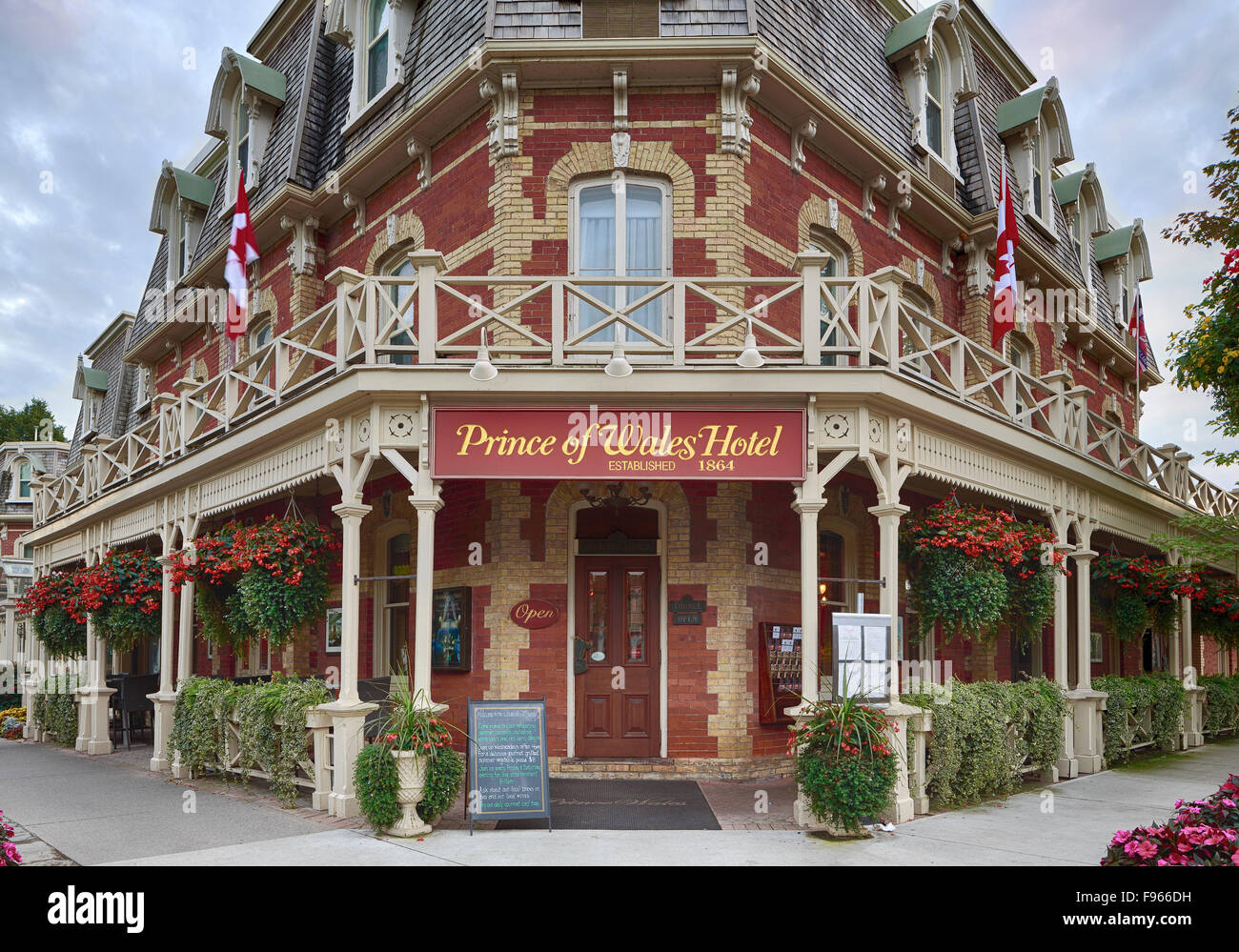 Hôtel Prince de Galles historique, NiagaraontheLake, Ontario, Canada Banque D'Images