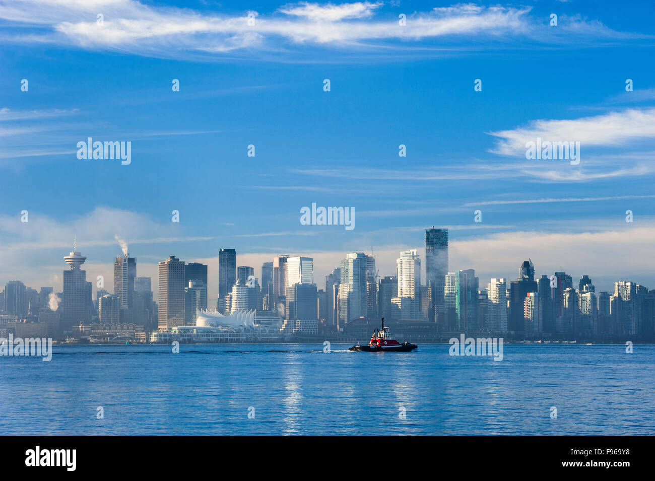 Sur la ville de Vancouver de northvancouver Banque D'Images