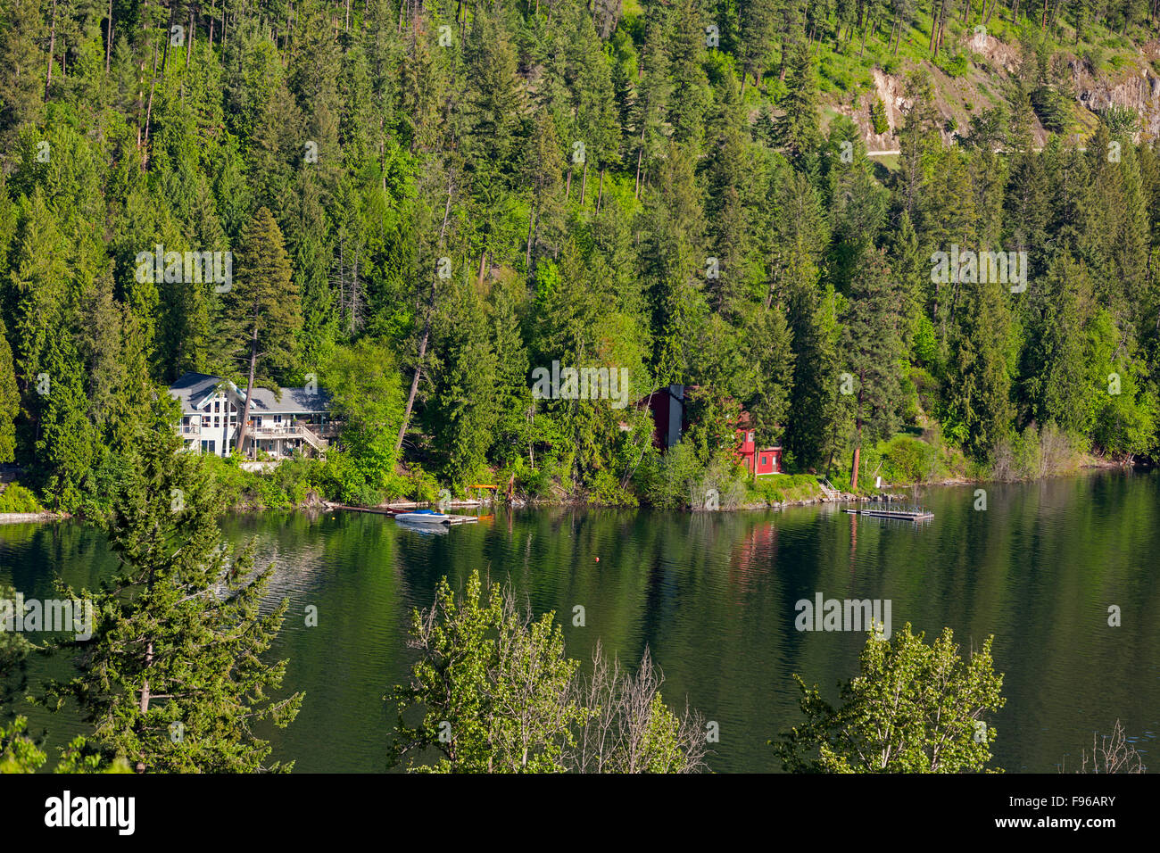 Christina Lake, British Columbia, Canada Banque D'Images