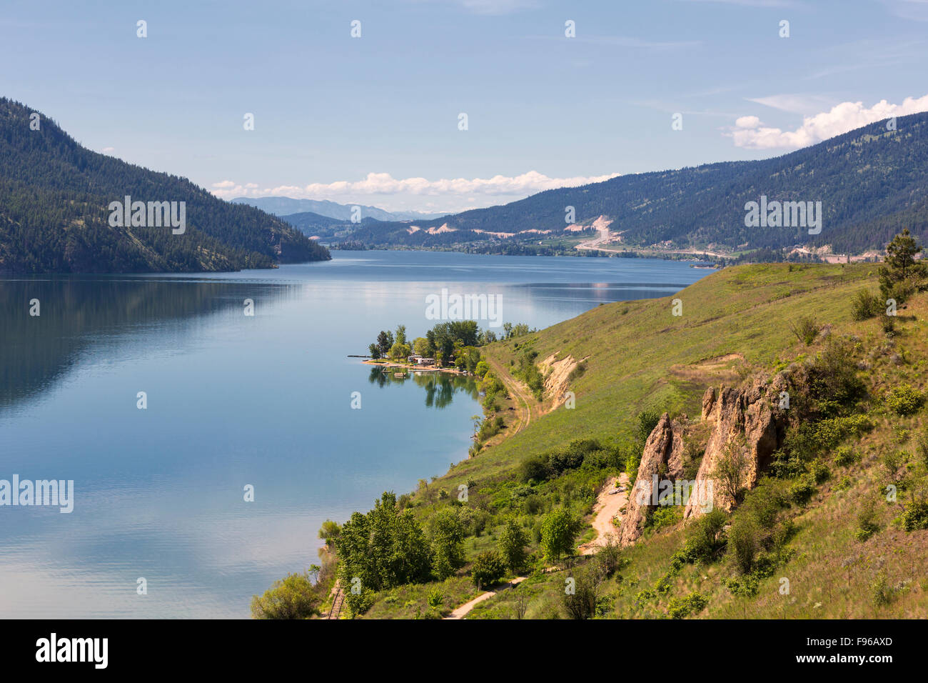 Kalamaika B, nord de l'Okanagan Lake, de l'Okanagan Valley, British Columbia, Canada Banque D'Images