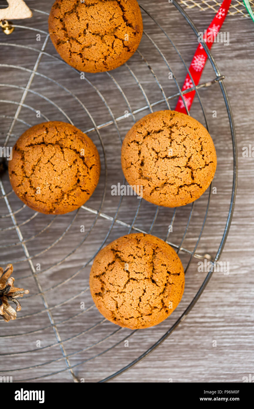 Biscuits de Noël Banque D'Images