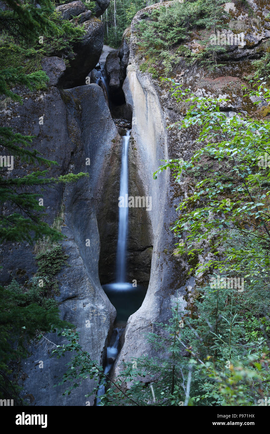 Punchbowl falls Jasper Park Banque D'Images