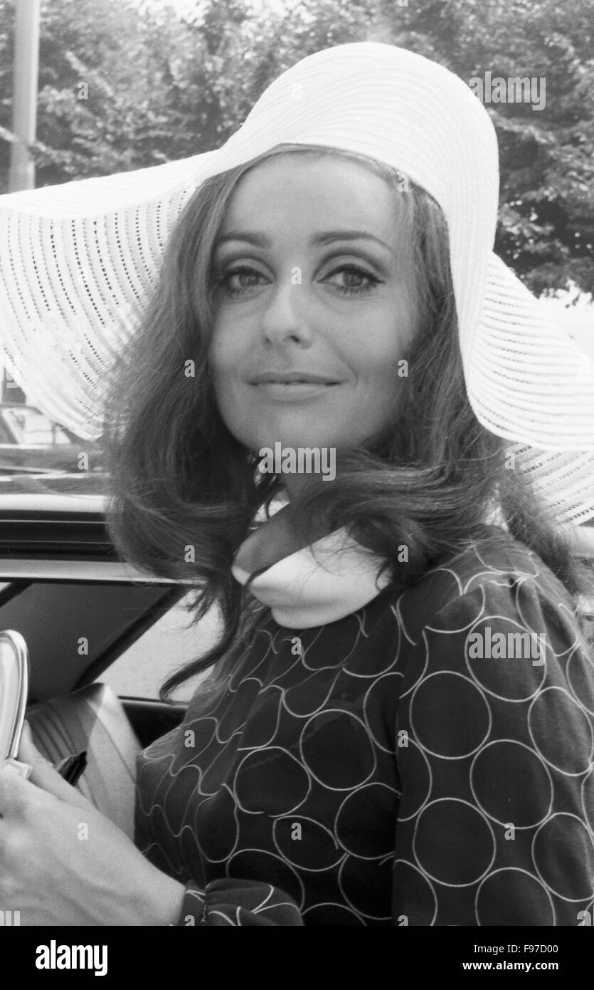 Margot Schauspielerin Philipp, Deutschland 1969. L'actrice Margot Philipp, Allemagne 1969. Banque D'Images