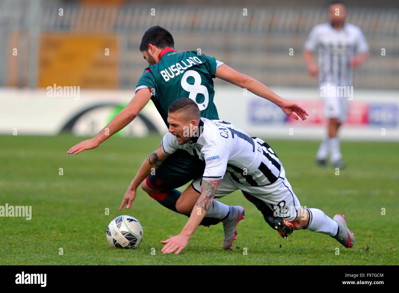 ASCOLI PICENO,ITALIA 8 dicembre 2015 - SERIE B LEGA CAMPIONATO 2015-2016 - 17^GIORNATA DI ANDATA,ASCOLI PICCHIO F.C.1898 VS TERNAN Banque D'Images