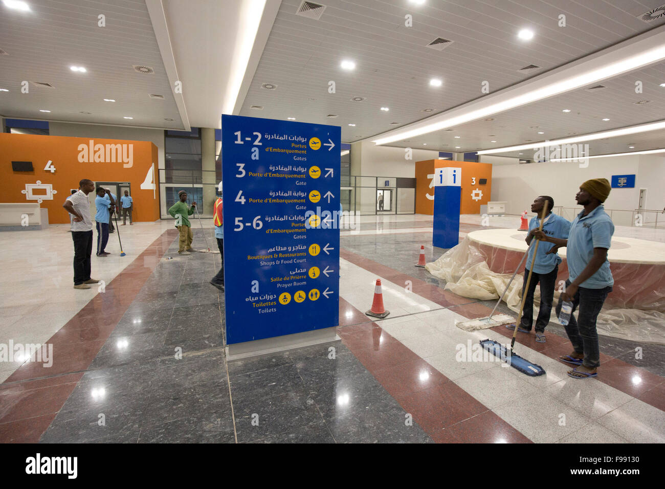 Le nouvel aéroport de Nouakchott-Oumtounsy est ouvert en 2016, la Mauritanie Banque D'Images