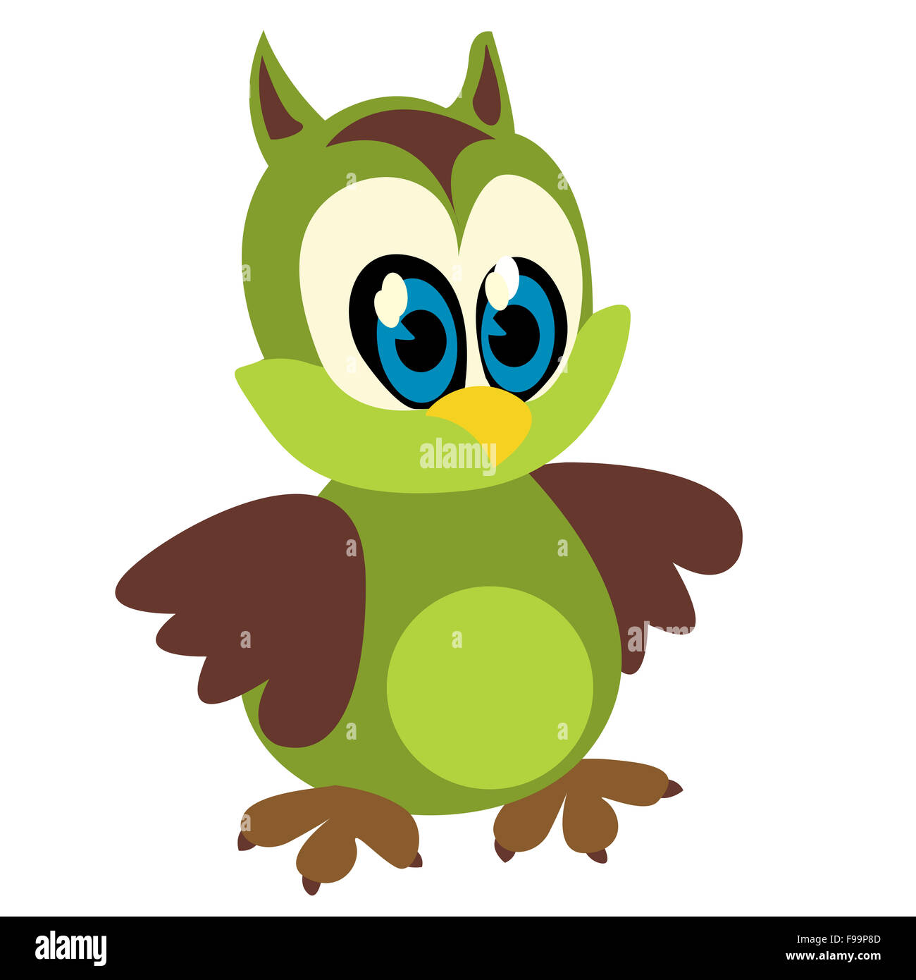 Hibou drôle Banque D'Images