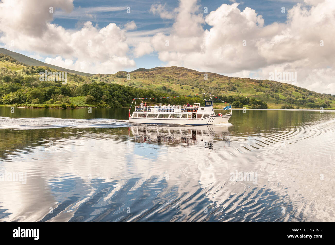 Dame du Lac, Loch Katrine, Trossachs Banque D'Images