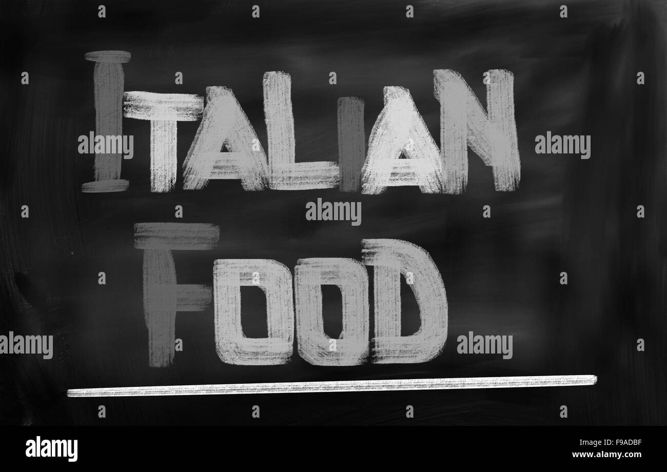 Concept de cuisine italienne Banque D'Images