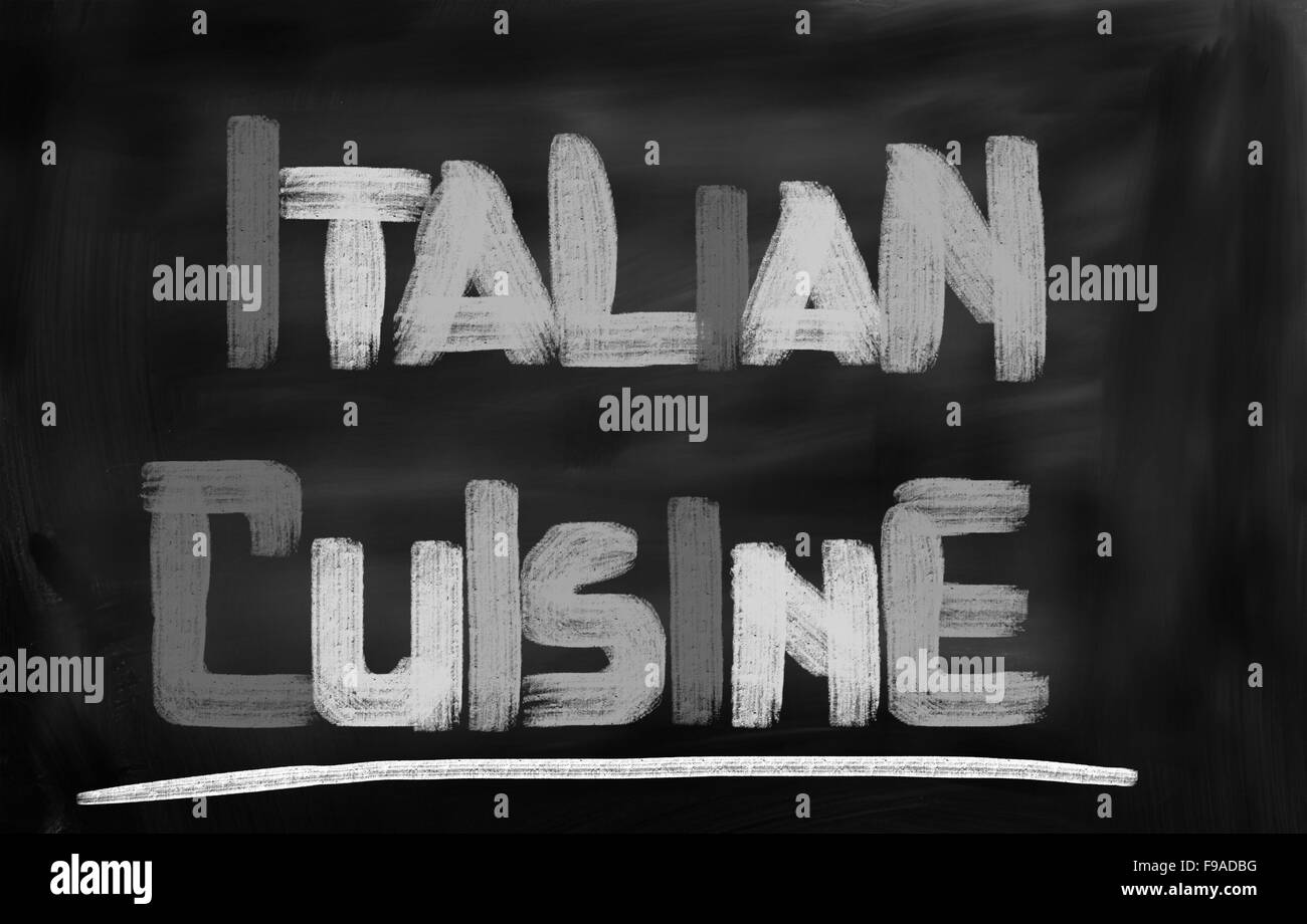Concept de cuisine italienne Banque D'Images